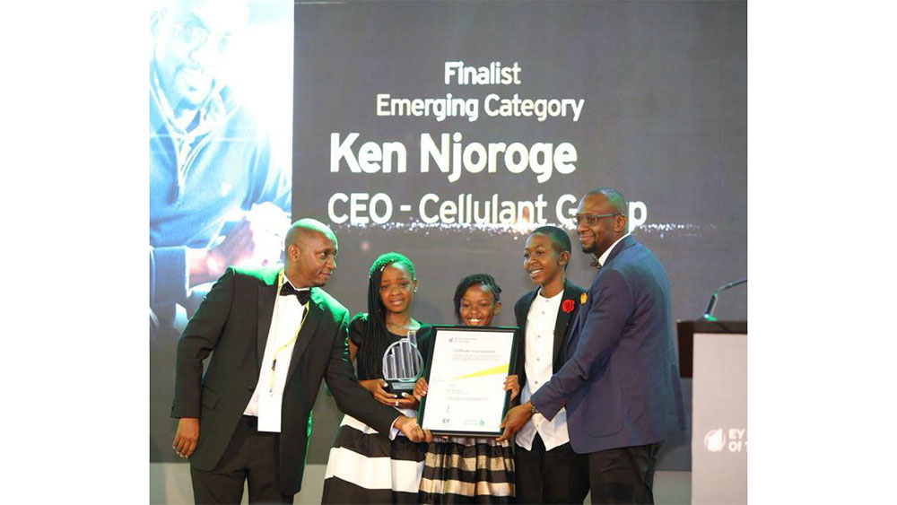 Cellulant Group CEO Ken Njoroge Wins Prestigious EY Emerging Entrepreneur Of The Year Award