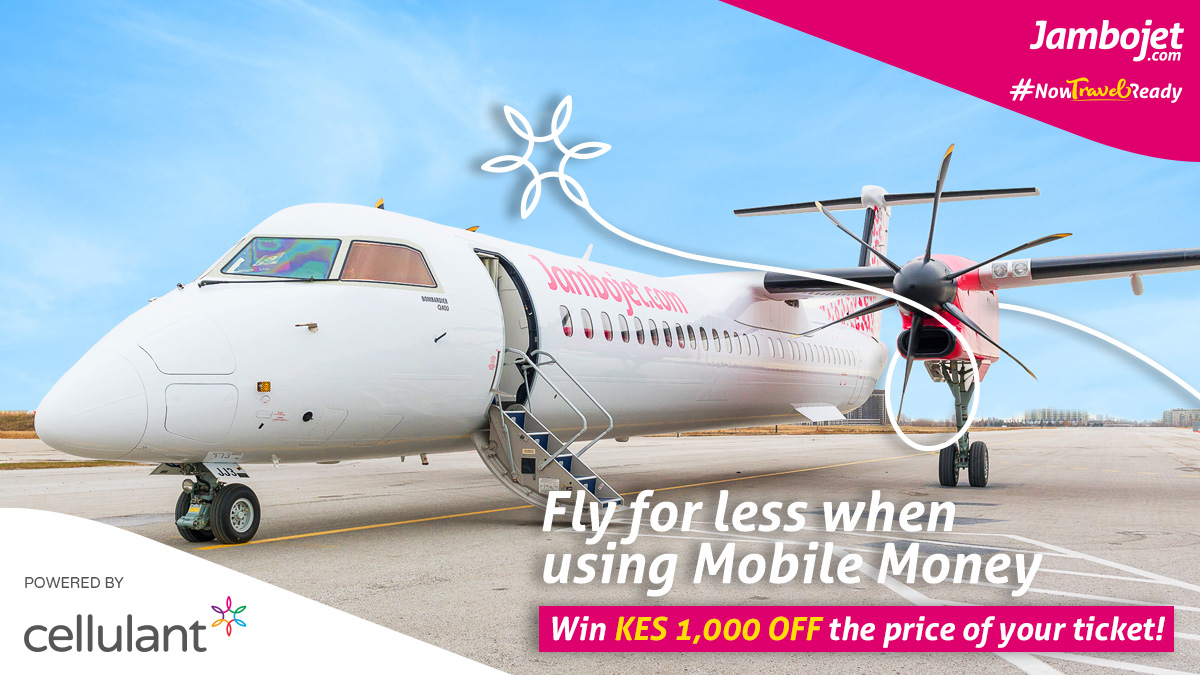 Press Release: Jambojet Partners With Cellulant To Reward Customers For Paying via Mobile Money