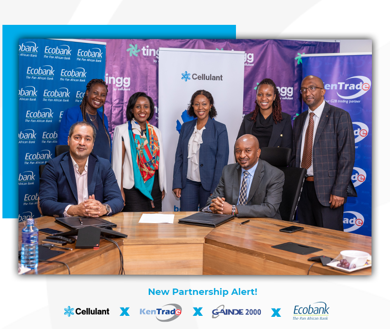Cellulant, Ecobank et GAINDE 2000 signent un partenariat avec KenTrade pour fournir une plateforme de paiement afin d’améliorer la prestation de services.