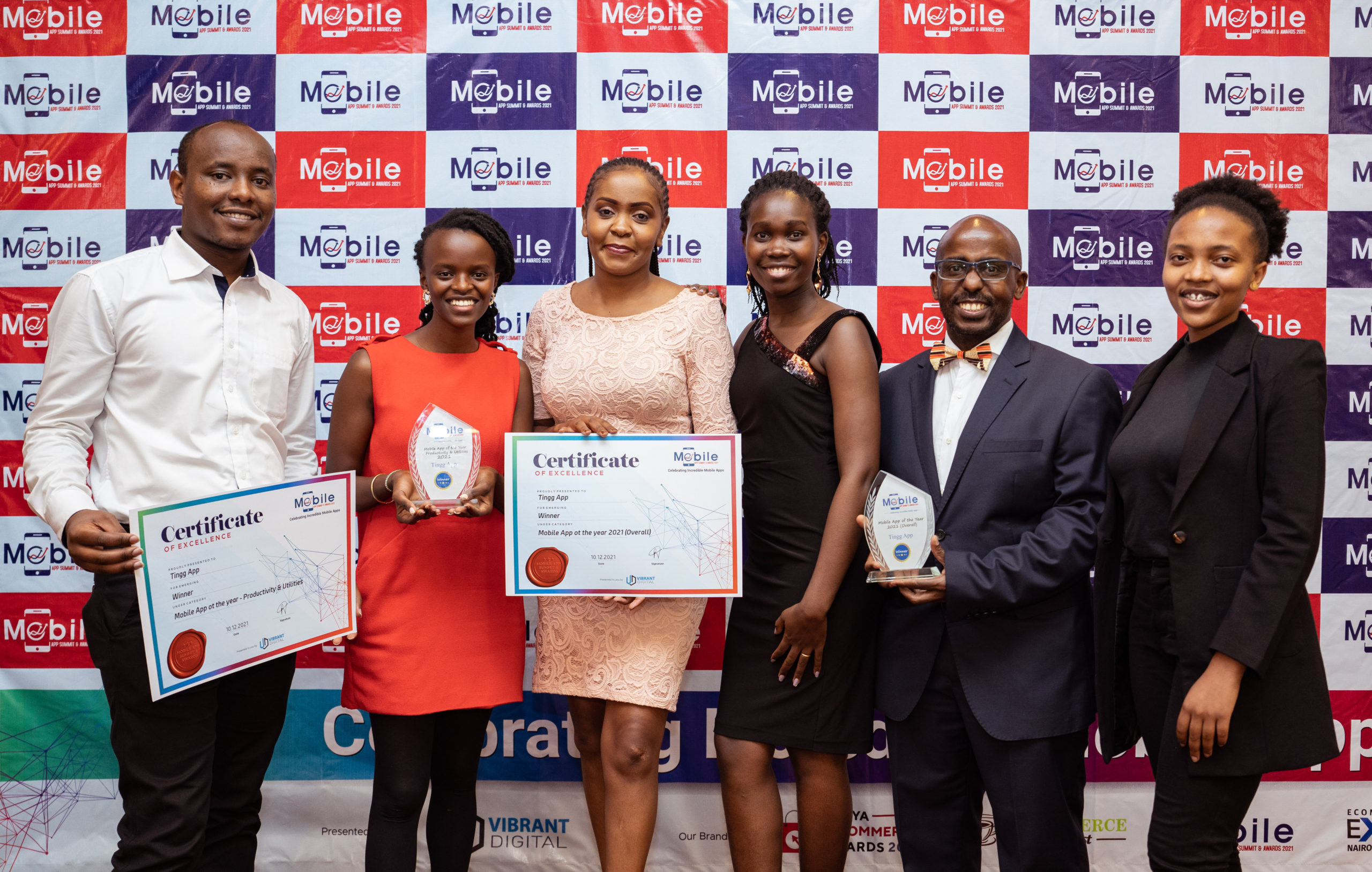 Tingg by Cellulant Wins Overall Mobile App of The Year at The Mobile App Awards Gala in Kenya