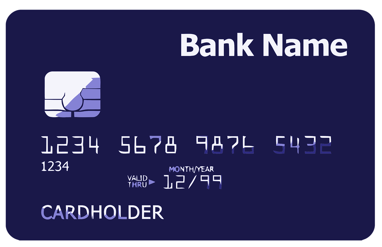 An image of a credit card used in the merchant acquiring process